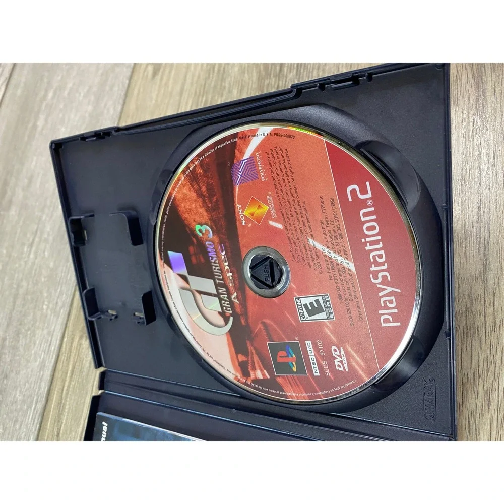 Gran Turismo 3 A-Spec PlayStation 2 PS2 Greatest Hits SCUS-97102 Complete CIB‎